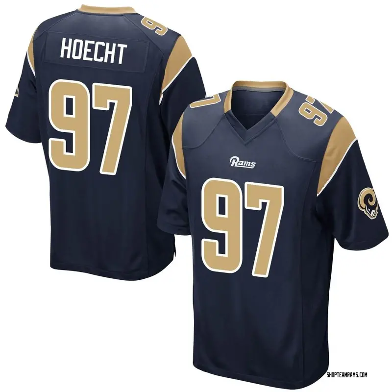 Nike Michael Hoecht Los Angeles Rams Game Navy Team Color Jersey - Youth