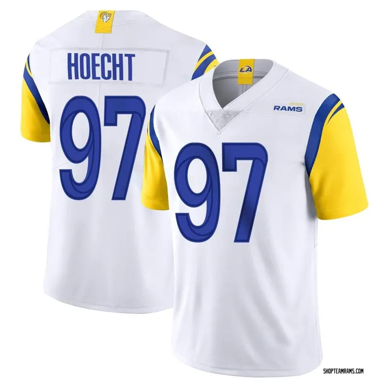 Nike Michael Hoecht Los Angeles Rams Limited White Vapor Untouchable Jersey - Youth
