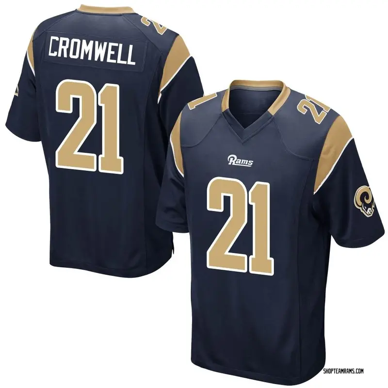 Nike Nolan Cromwell Los Angeles Rams Game Navy Team Color Jersey - Youth