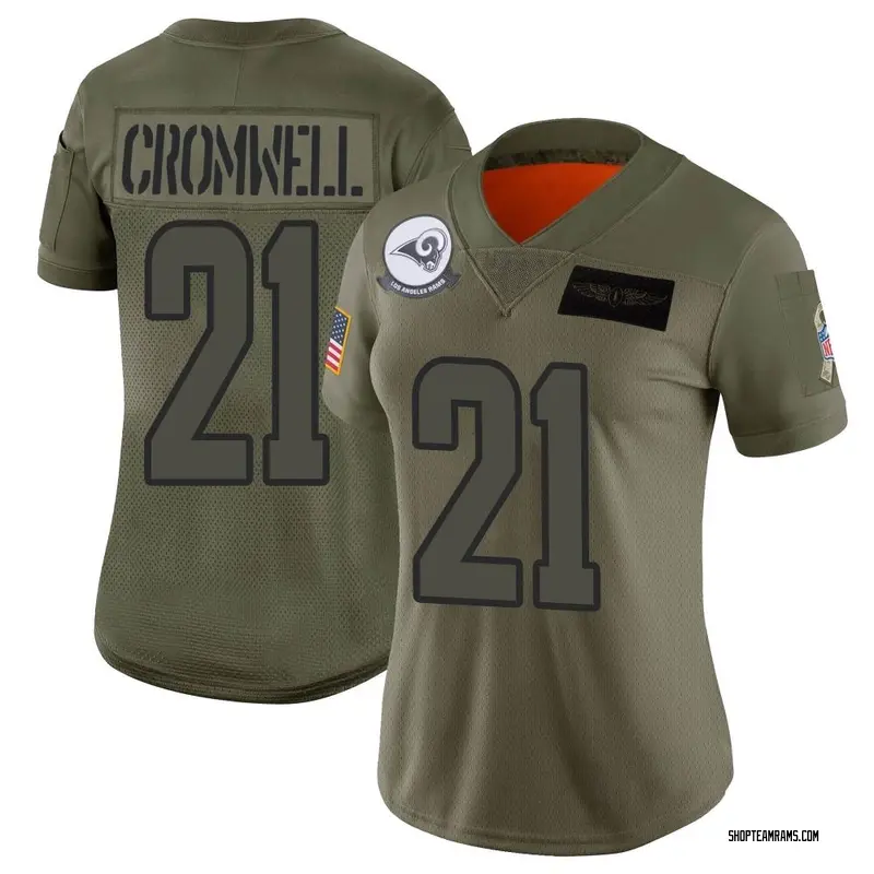 Nike Nolan Cromwell Los Angeles Rams Limited Camo 2019 Salute to Service Jersey - Women's