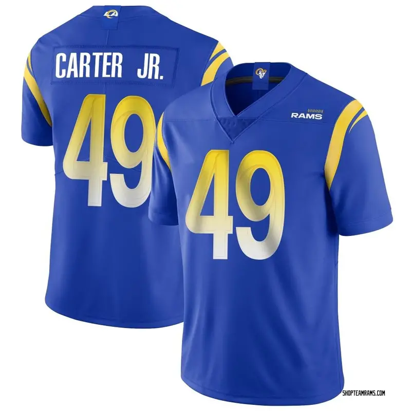Nike Roger Carter Jr. Los Angeles Rams Limited Royal Alternate Vapor Untouchable Jersey - Youth