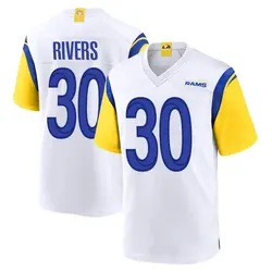 Nike Ronnie Rivers Los Angeles Rams Game White Jersey - Youth