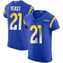 Nike Russ Yeast Los Angeles Rams Elite Royal Alternate Vapor Untouchable Jersey - Men's
