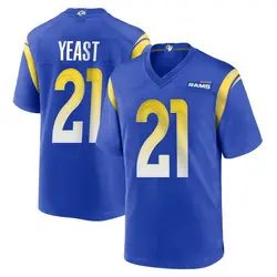 Nike Russ Yeast Los Angeles Rams Game Royal Alternate Jersey - Youth
