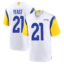 Nike Russ Yeast Los Angeles Rams Game White Jersey - Youth