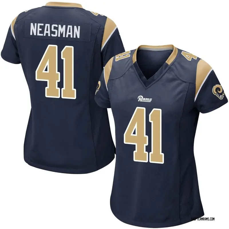 Nike Sharrod Neasman Los Angeles Rams Game Navy Team Color Jersey - Women's