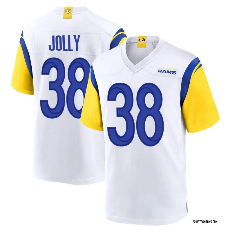 Nike Shaun Jolly Los Angeles Rams Game White Jersey - Youth