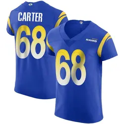 Nike T.J. Carter Los Angeles Rams Elite Royal Alternate Vapor Untouchable Jersey - Men's