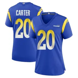 Nike TJ Carter Los Angeles Rams Game Royal Alternate Jersey - Women's
