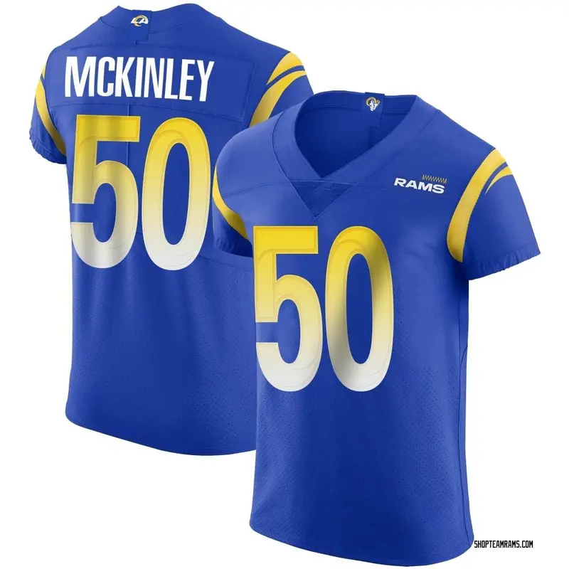 Nike Takkarist McKinley Los Angeles Rams Elite Royal Alternate Vapor Untouchable Jersey - Men's
