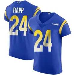 Nike Taylor Rapp Los Angeles Rams Elite Royal Alternate Vapor Untouchable Jersey - Men's