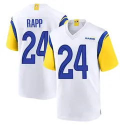 Nike Taylor Rapp Los Angeles Rams Game White Jersey - Men's
