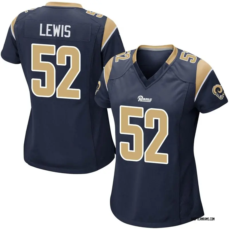 Nike Terrell Lewis Los Angeles Rams Game Navy Team Color Jersey - Women's