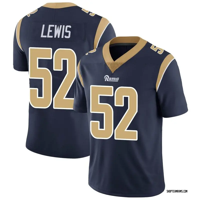 Nike Terrell Lewis Los Angeles Rams Limited Navy Team Color Vapor Untouchable Jersey - Youth