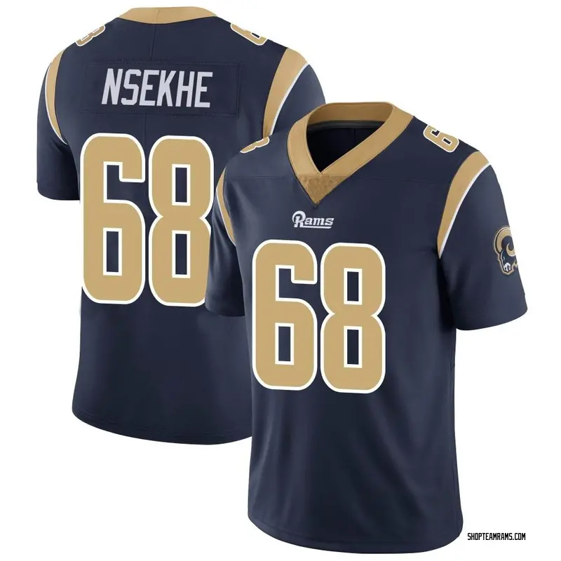 Nike Ty Nsekhe Los Angeles Rams Limited Navy Team Color Vapor Untouchable Jersey - Men's