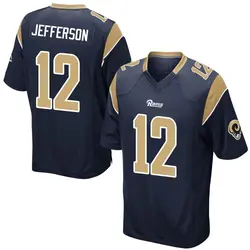 Nike Van Jefferson Los Angeles Rams Game Navy Team Color Jersey - Youth