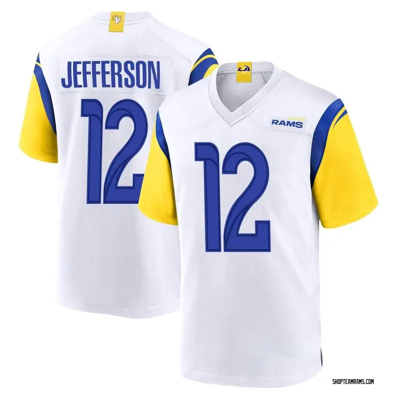 Nike Van Jefferson Los Angeles Rams Game White Jersey - Men's